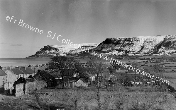 WATERFOOT NEAR CUSHENDALL IN SNOW TIME